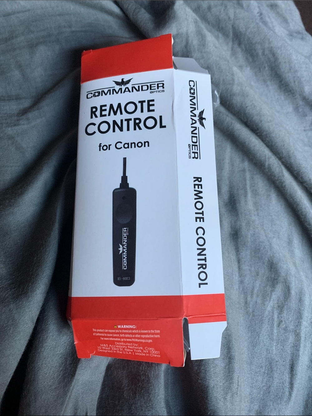 Commander Remote Control for Canon - Black with Red & White Packaging